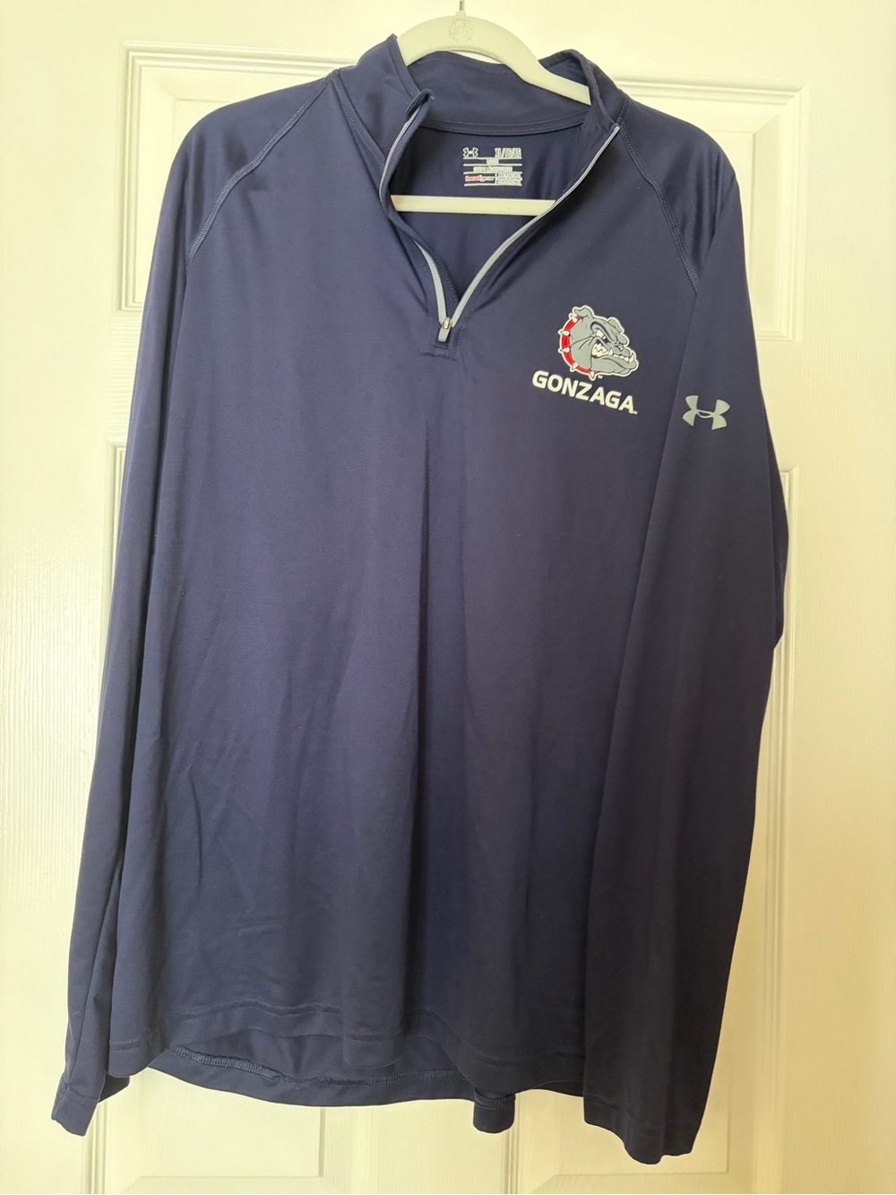 Under Armour heatgear Loose Fit Men’s XL Gonzaga 1/4 Zip Lightweight Tech Jacket